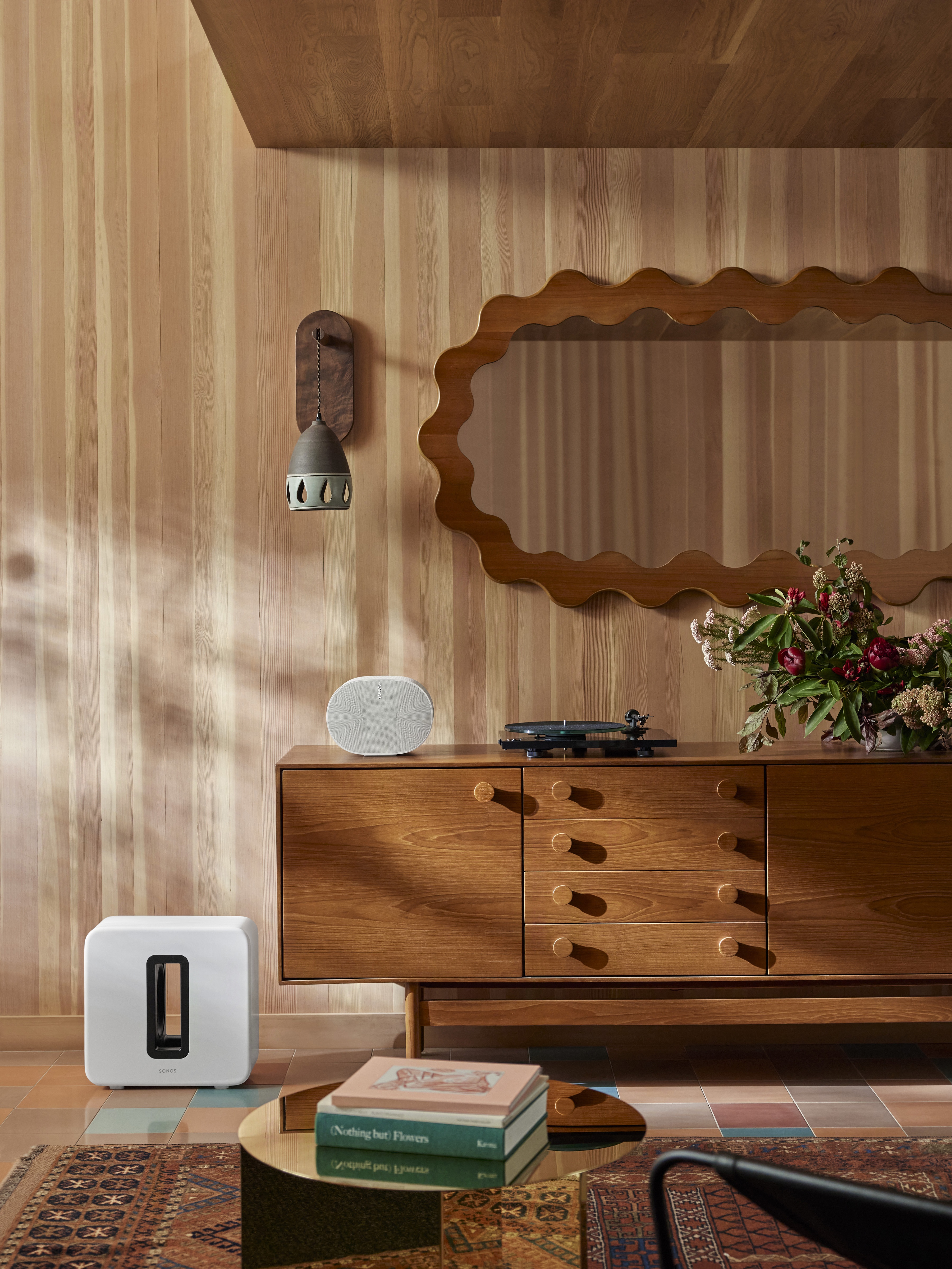 Turntable connected to a Sonos Five for line-in playback